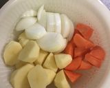 ごろっと野菜のクリームシチュー作り方1写真