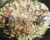 サバ缶とオリーブのにんにくトマトパスタ❤作り方2写真