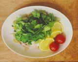 パクチーたっぷり豚しゃぶ柚子レモン作り方5写真