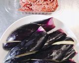 美味しい!ナスの肉味噌かけ作り方1写真