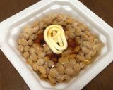 酢醤油マヨ納豆トースト作り方1写真