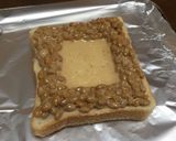 酢醤油マヨ納豆トースト作り方2写真