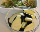 ツナとなすの薬味サラダ作り方1写真