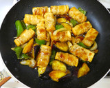 豚ばら肉巻き厚揚げと野菜★焼肉のたれ焼き作り方7写真