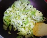キャベツとさばの味噌炒め作り方2写真