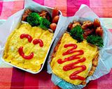 男子中学生弁当（１５）オムライス作り方8写真