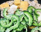 豚肉＆厚揚げ●つるっとゴーヤチャンプルー作り方3写真
