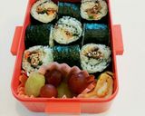 女子高生お弁当★巻物作り方6写真