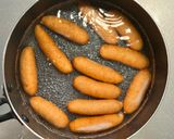 ウィンナーとキャベツのザワークラウト風作り方2写真