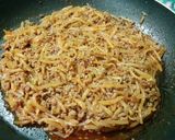 ビビン冷麺豚挽き肉もやし炒めをのせて作り方1写真