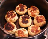 アーモンド入り焼き饅頭作り方7写真