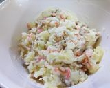 きんぴらごぼうと紅生姜のポテトサラダ作り方6写真
