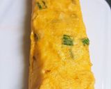 白だし醤油でネギ入り卵焼き作り方3写真