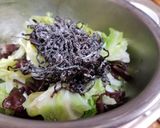 5分で簡単！きくらげやみつき塩キャベツ作り方3写真