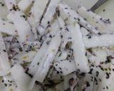 ふりかけで味付け！やまいもの和風小鉢作り方3写真