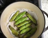 バーミキュラで美味しい そら豆の蒸し焼き作り方1写真