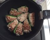 簡単★洗い物少！ピーマンの肉詰め作り方6写真