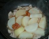 大根と豚肉の梅風味煮作り方3写真