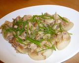 大根と豚肉の梅風味煮作り方4写真