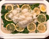 さっぱり！小松菜と鶏ももの塩麹レモン鍋作り方3写真