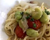 鯛と空豆のアクアパッツァ作り方7写真