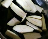 胡麻香る酢味噌で戴く焼き茄子とオクラ作り方3写真