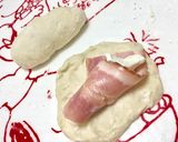 クリームチーズとベーコン入りのパン作り方2写真