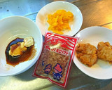壷漬けと唐揚げの絶品おにぎり作り方1写真