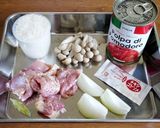 【炊飯器】トマト缶でリゾット風お肉も一緒作り方1写真