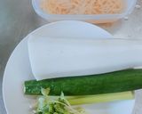 くらげとスライス野菜の中華風 和え物作り方1写真