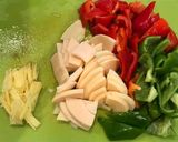 筍と2種のピーマンの旨辛肉味噌炒め作り方1写真