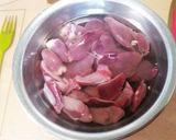 貧血改善❗レバーと小松菜で中華炒め作り方1写真