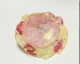 ハム挟みマッシュポテトのカプレーゼ仕立て作り方14写真