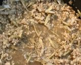 蓮根と牛蒡入り コリシャリ鶏そぼろ作り方4写真