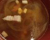 基本のベーコンオニオンコンソメスープ作り方1写真