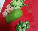 エビとアボカドの冷やし中華作り方1写真