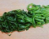 ほうれん草と人参と塩昆布の胡麻和え作り方3写真
