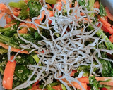 ほうれん草と人参と塩昆布の胡麻和え作り方5写真