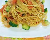 簡単★ツナトマト冷製パスタ〜味噌ﾆﾝﾆｸ作り方7写真