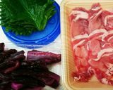 簡単！！しば漬け肉巻き作り方1写真