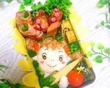 『めいちゃんとﾄｳﾓﾛｺｼ』キャラ弁♡作り方8写真