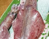 ヤリイカの豆板醤炒め作り方1写真