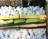 甘くない太巻き 蕨、新筍、アボカド作り方2写真