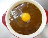 おからで糖質オフ！卵のせ焼きチーズカレー作り方2写真