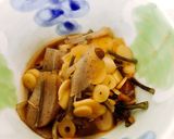 常備菜♪簡単こんにゃく油揚げゼンマイ煮物作り方7写真