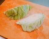 【簡単もう一品】春キャベツのにんにく焼き作り方1写真