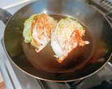 【簡単もう一品】春キャベツのにんにく焼き作り方2写真