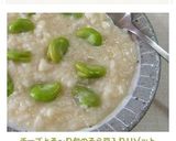 ✿チーズとろ～り旬のそら豆入りリゾット✿作り方9写真