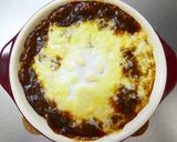 おからで糖質オフ！卵のせ焼きチーズカレー作り方5写真