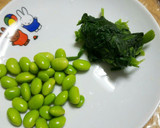 ほうれん草と枝豆の和風パスタ作り方2写真